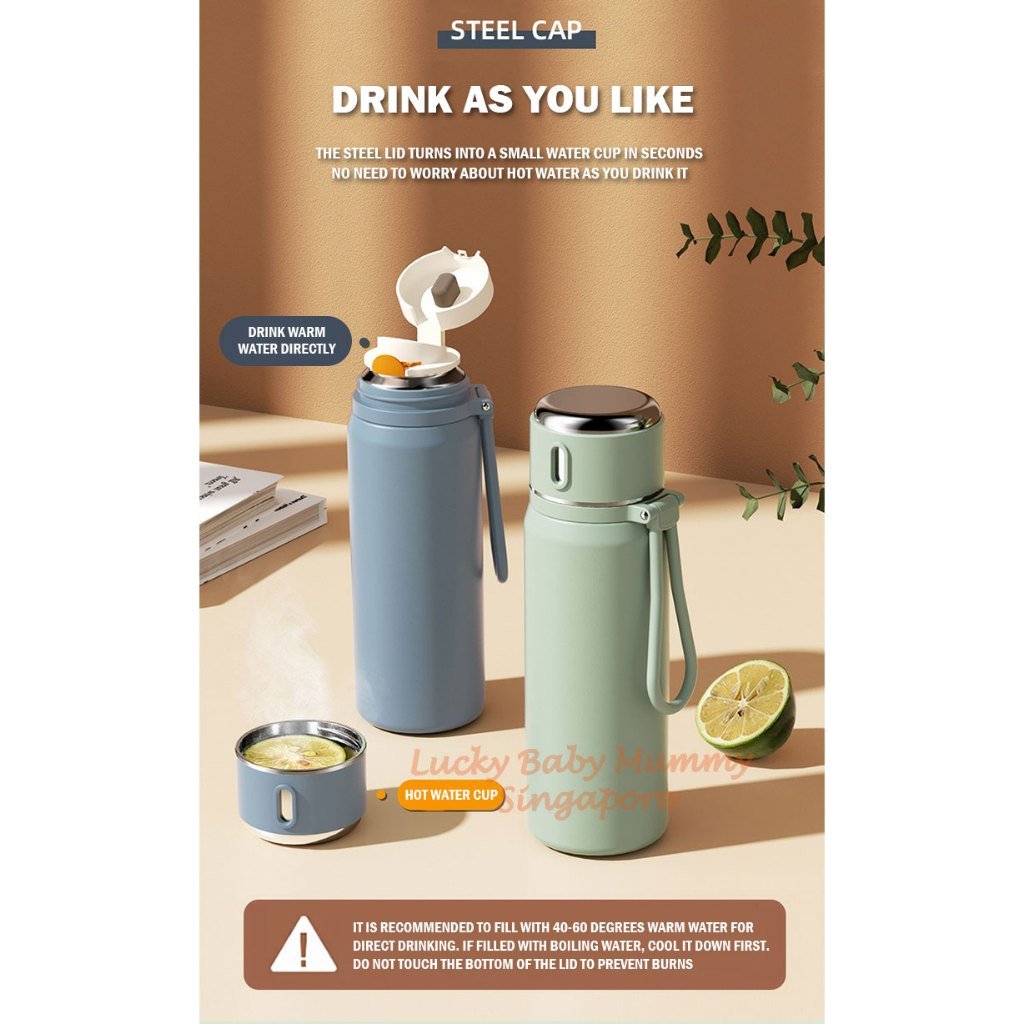 Macaron Thermal Flask with Handle