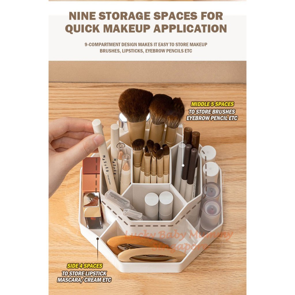 Rotating Makeup Holder with Base