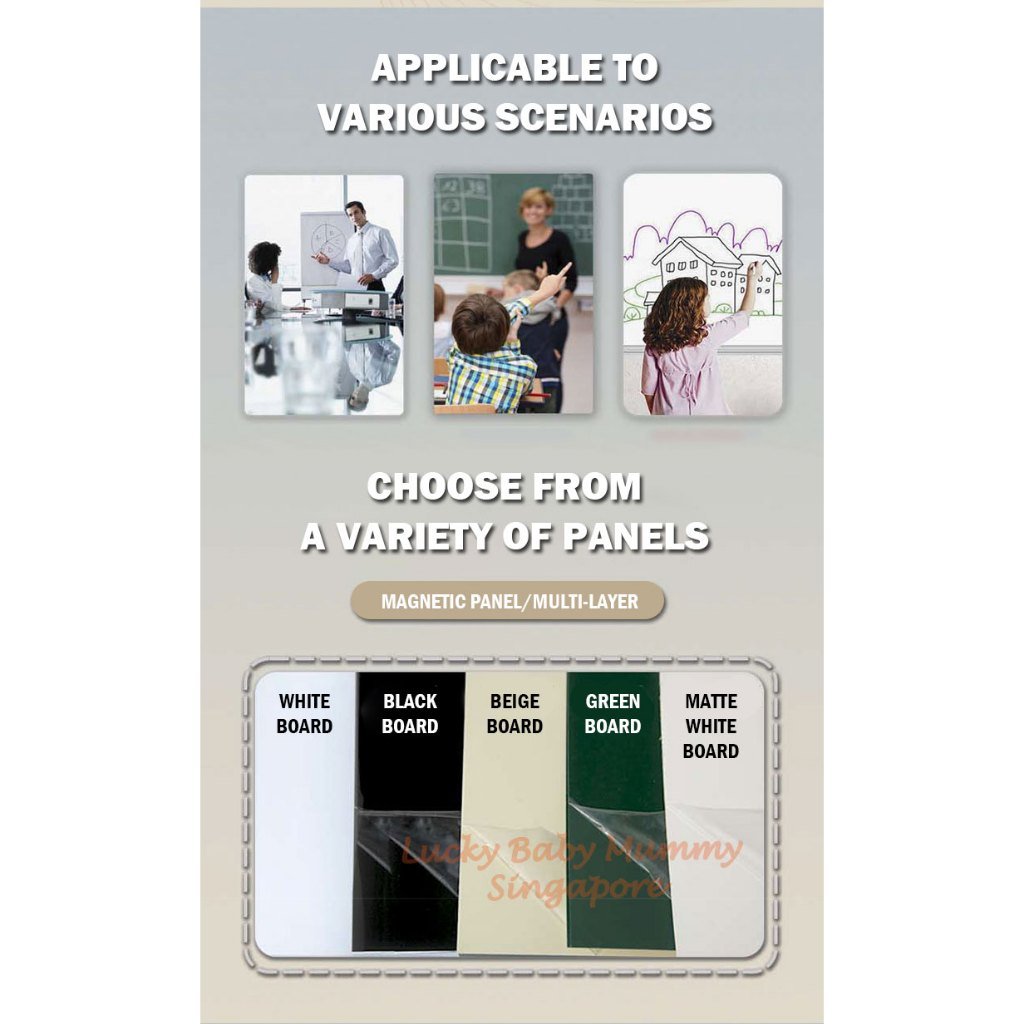 Standing/ Hanging Double-Sided Magnetic Whiteboard