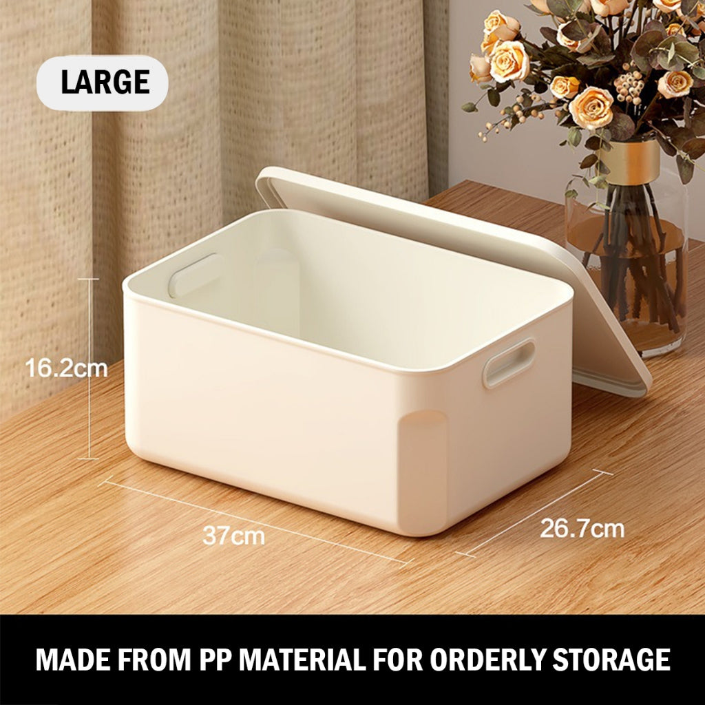 Stackable Minimalist Storage Box with Lid