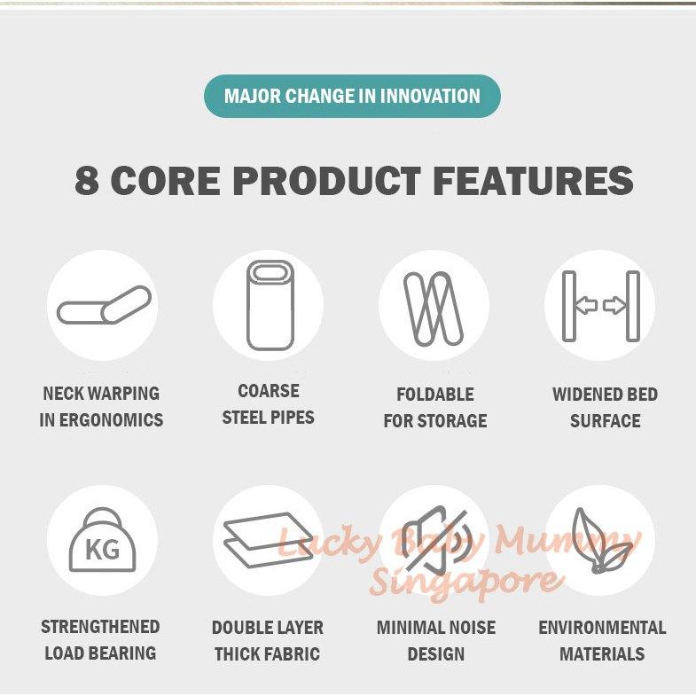 Foldable Sleeping Camping Bed Single