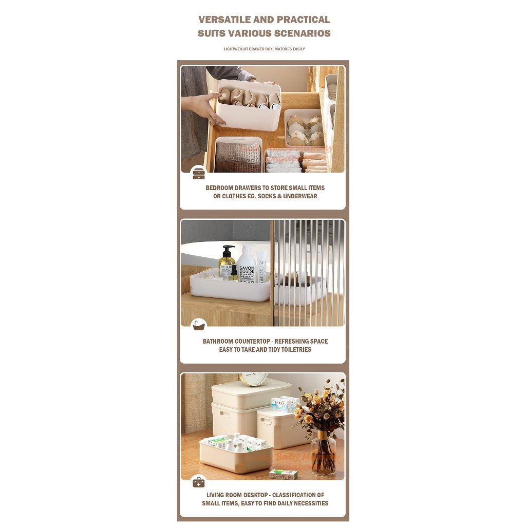 Stackable Minimalist Storage Box with Lid