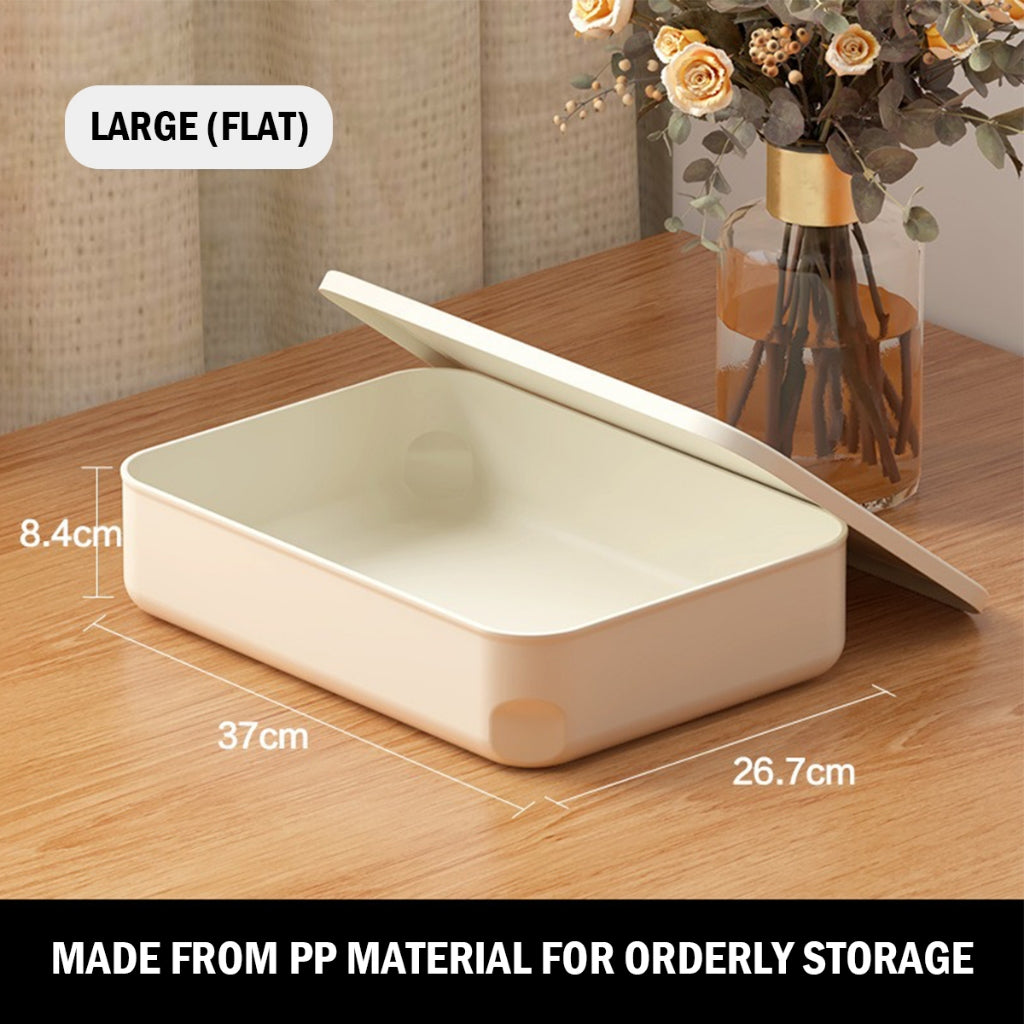 Stackable Minimalist Storage Box with Lid