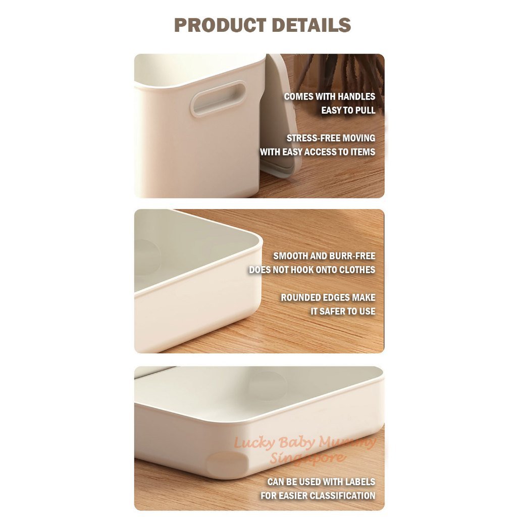 Stackable Minimalist Storage Box with Lid