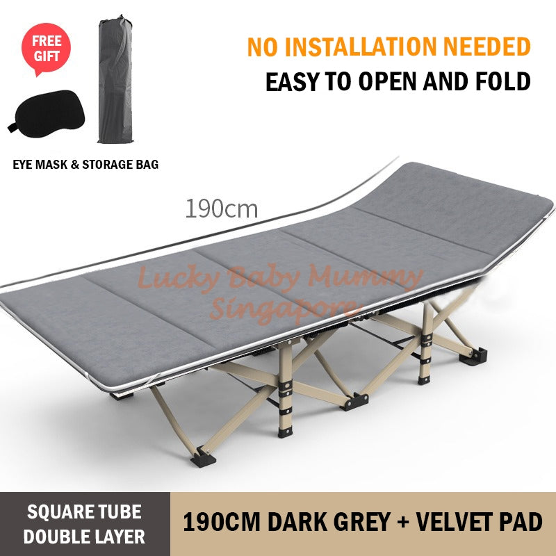 Foldable Sleeping Camping Bed Single