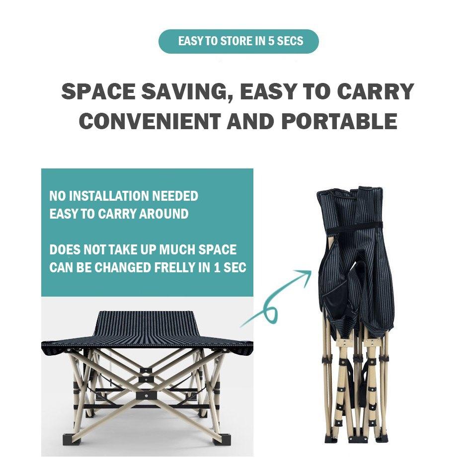 Foldable Sleeping Camping Bed Single