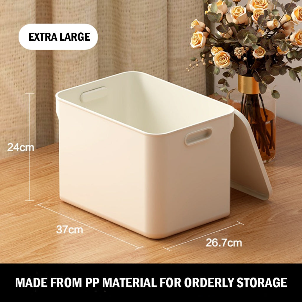 Stackable Minimalist Storage Box with Lid