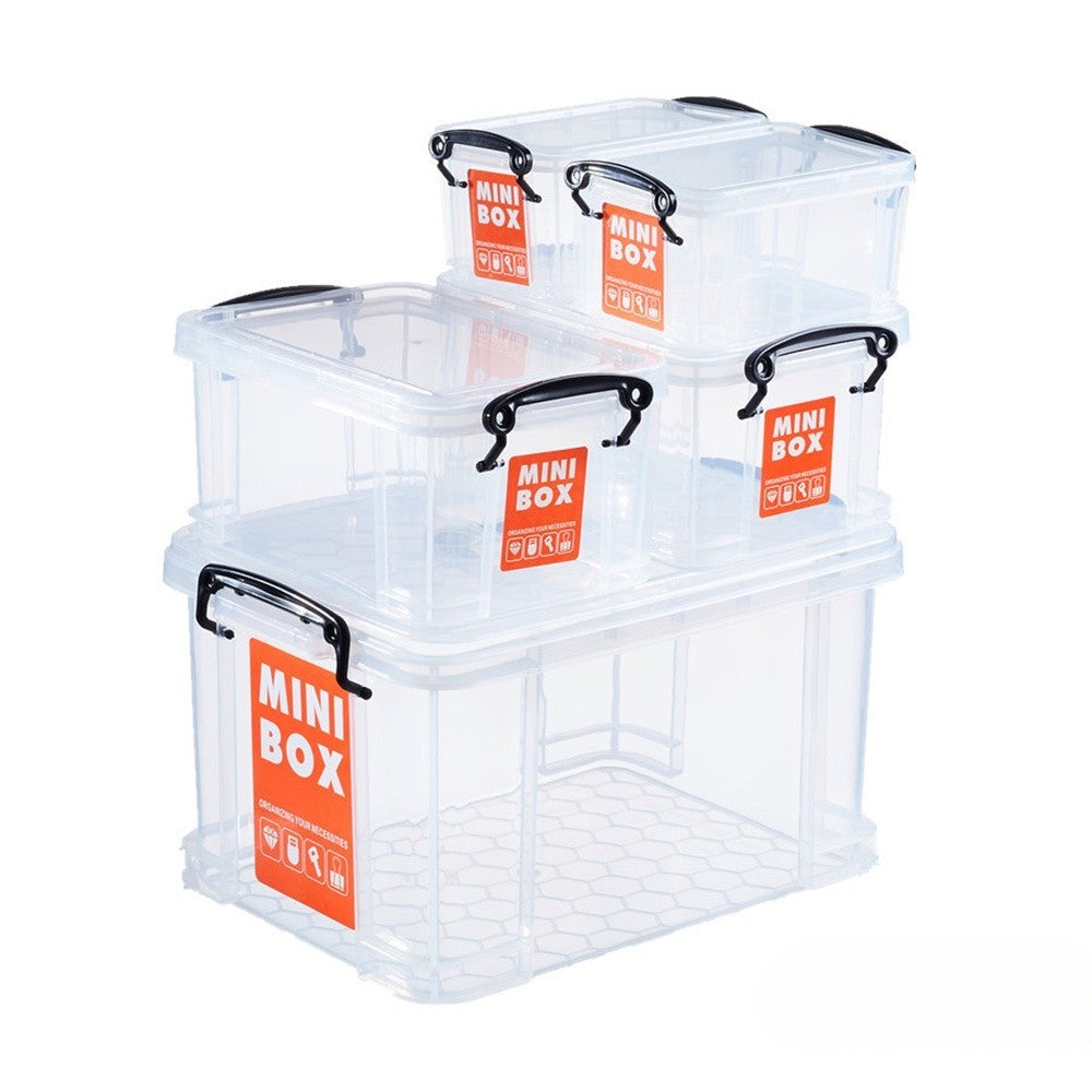 Transparent Multi-Use Storage Box / Plastic Storage Container With Comfortable Handle / Storage Organiser