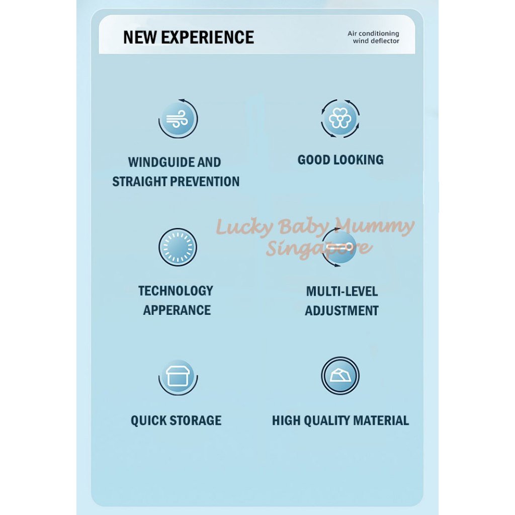 Ecoco Air conditioner Wind Shield