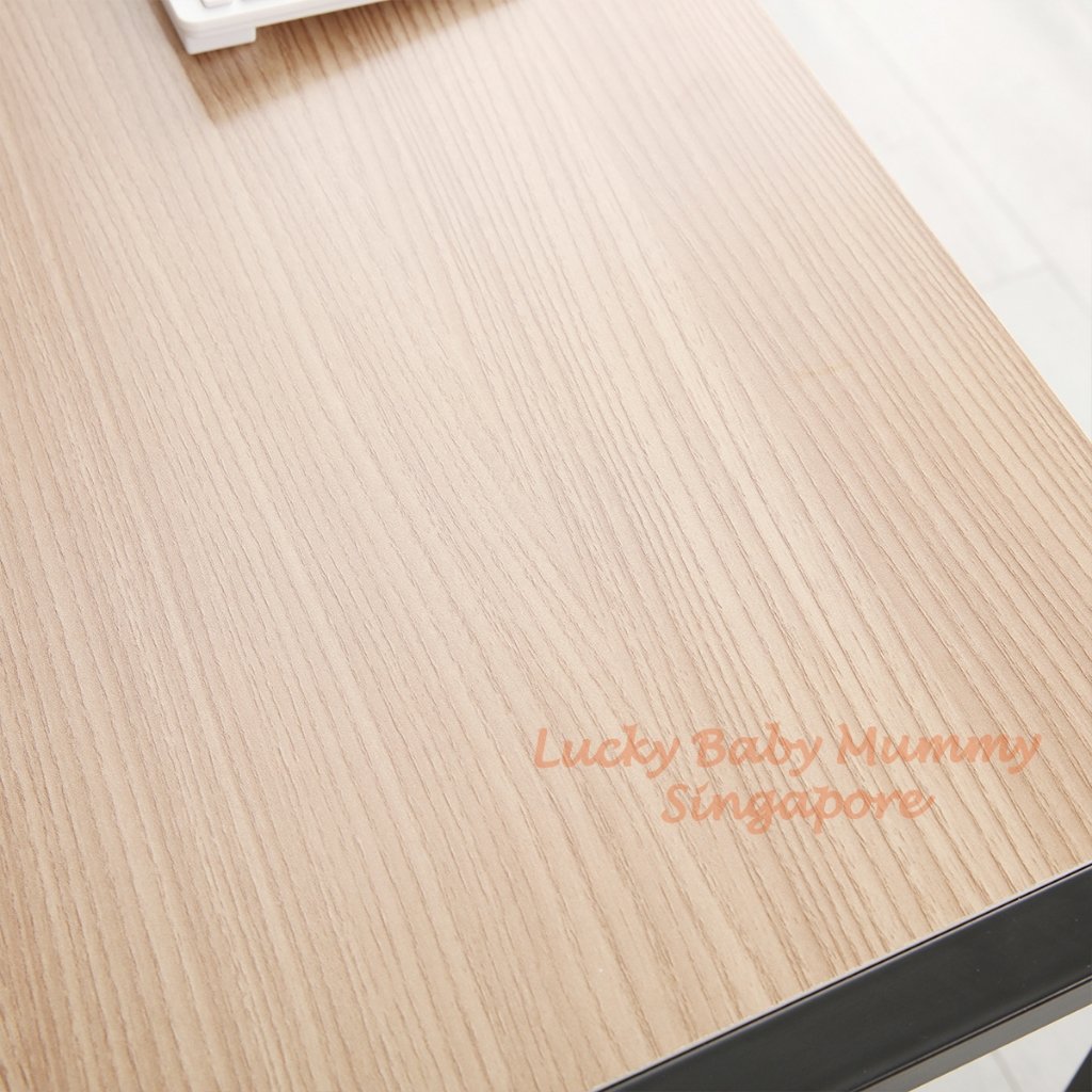 Simple Table with Bookshelf Computer Table Study Desk