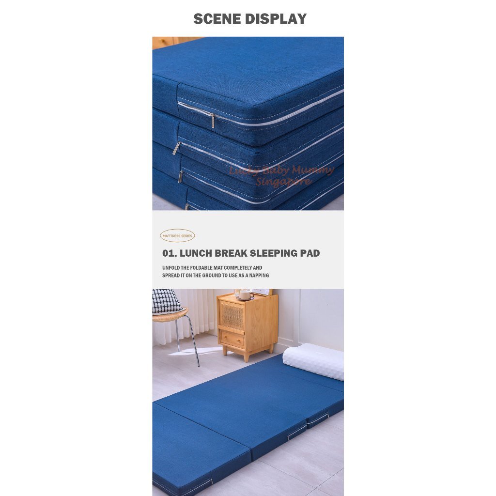 4-Fold 8cm Thickness Foldable Mattress