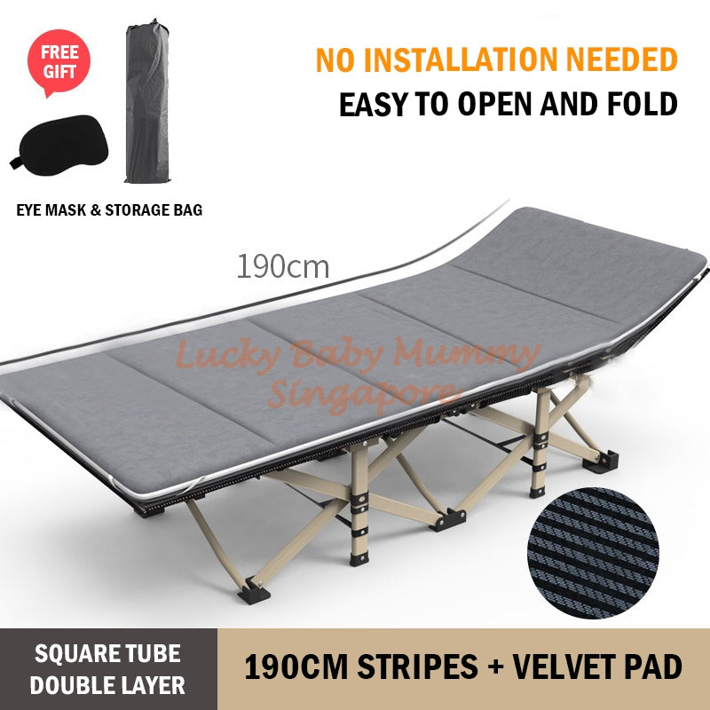 Foldable Sleeping Camping Bed Single