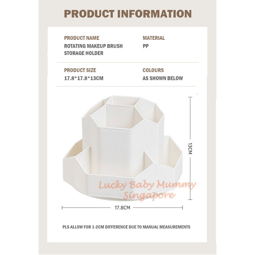 Rotating Makeup Holder with Base