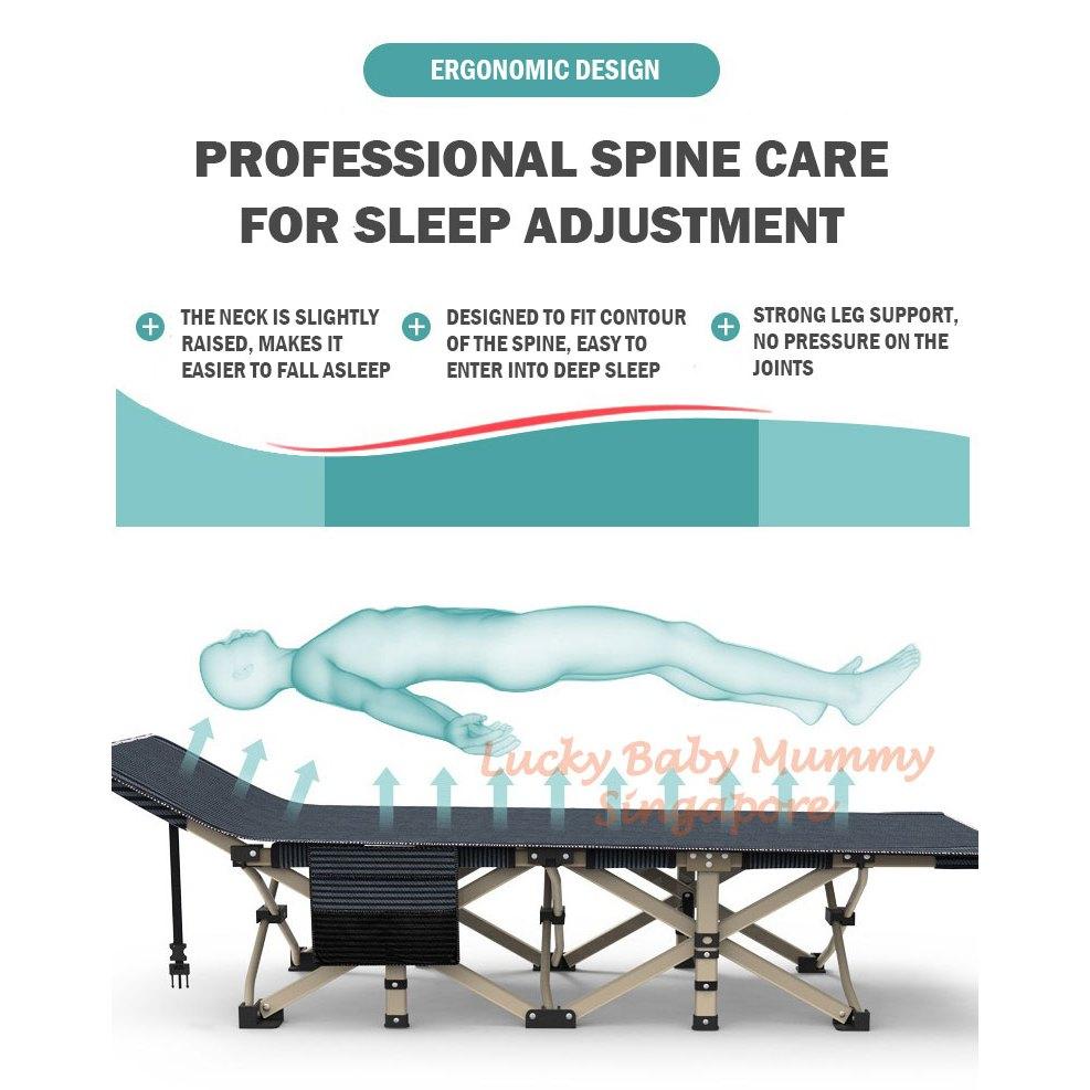 Foldable Sleeping Camping Bed Single