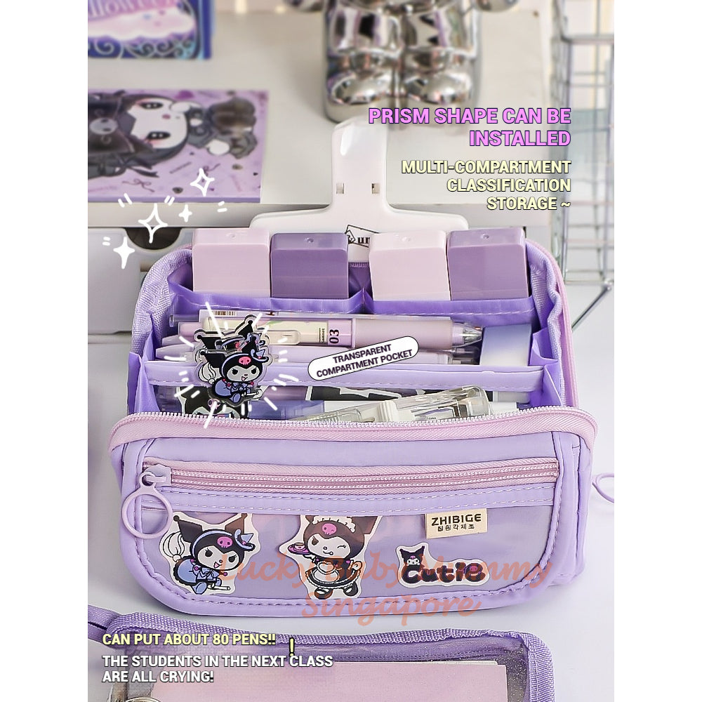 Prism Pencil Case/ 9 Layer Stationery Box/ Large Capacity Cartoon Pencil Case/ Stationery Organizer
