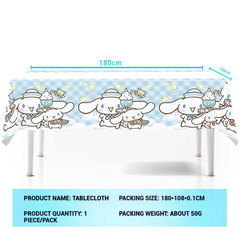 Cinnamoroll Party Supplies / Cinnamoroll Theme Party Decoration / Event Kit / Birthday Ornaments