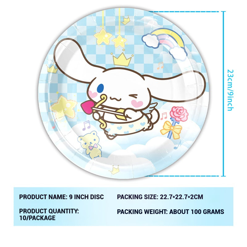 Cinnamoroll Party Supplies / Cinnamoroll Theme Party Decoration / Event Kit / Birthday Ornaments