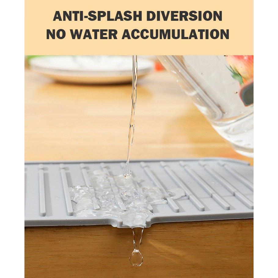 Silicone Sink Splash Guard and Faucet Mat