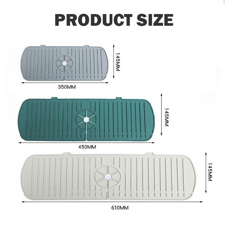 Silicone Sink Splash Guard and Faucet Mat