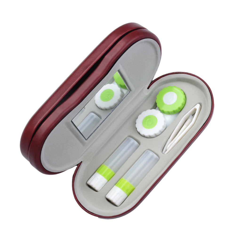 2 In 1 Spectacle Case / Double Layer Multi-Function Contact Lens Case / Dual Use Portable Case Holder