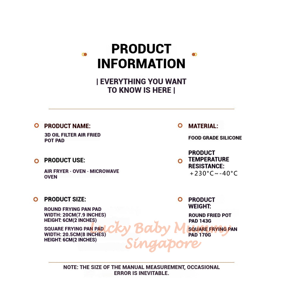 Foldable Silicone Air Fryer Mat / Foldable Airfryer Basket / Square And Round Baking Pan / Reusable Pot