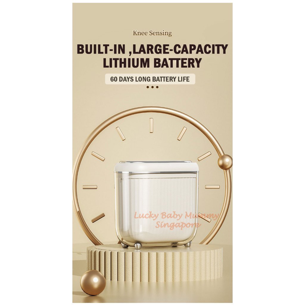 Slim Smart Sensor Dustbin with PET Barrel