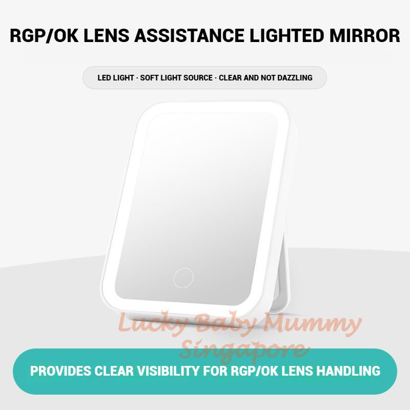 RGP & Ortho-K Lens Accessories/Light Mirror/Drain Rinse Tray/Drain Rinse Box/Wearing&Removal Stick