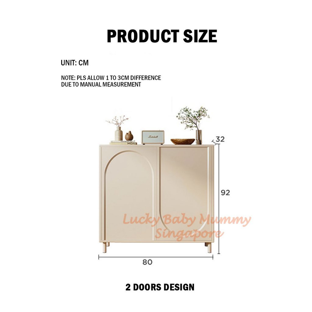 Minimalist Romantic Shoe Cabinet