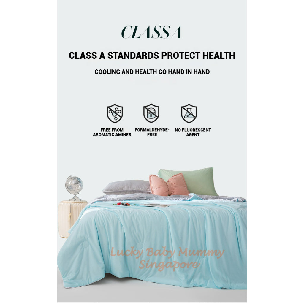 Class A Cooling Silk Summer Blanket/Washable Ice Silk Summer Quilt/Cotton Quilt Suitable For Summer