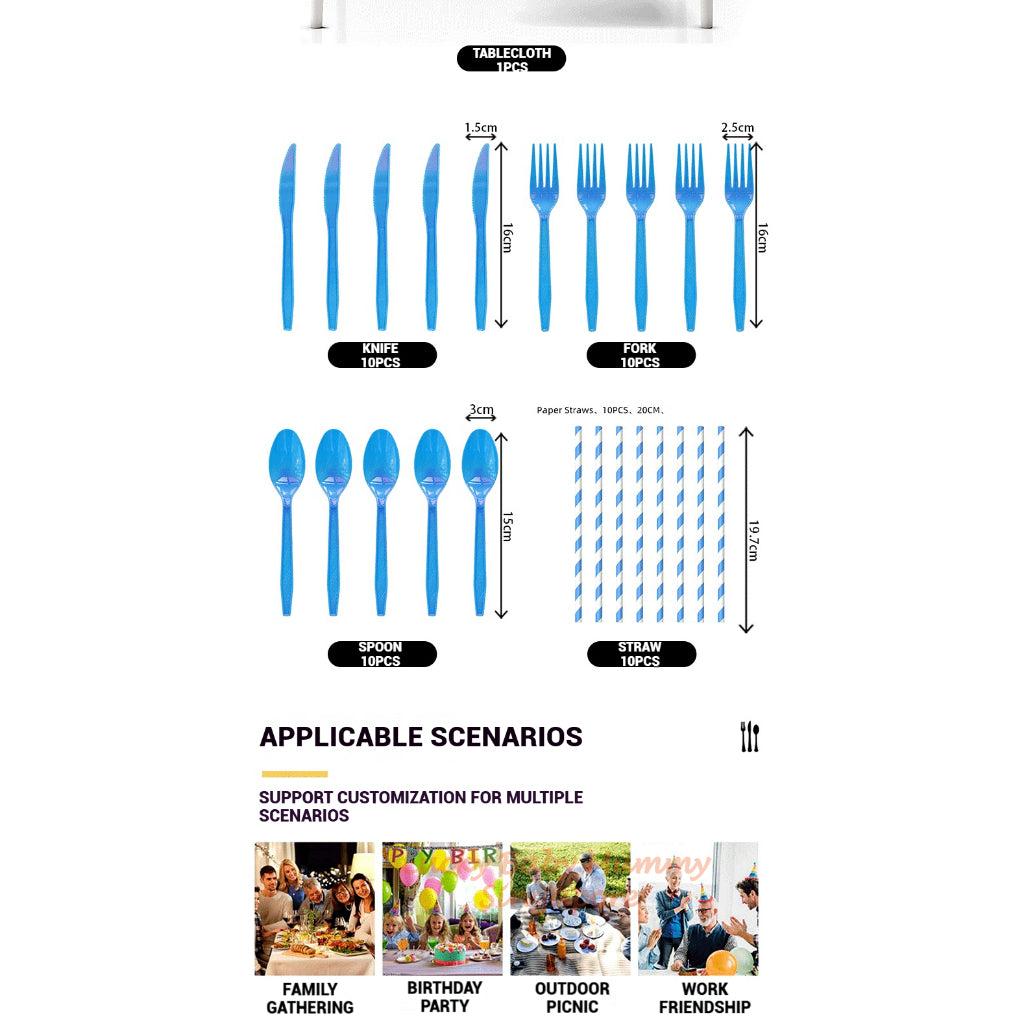 Cinnamoroll Party Supplies / Cinnamoroll Theme Party Decoration / Event Kit / Birthday Ornaments