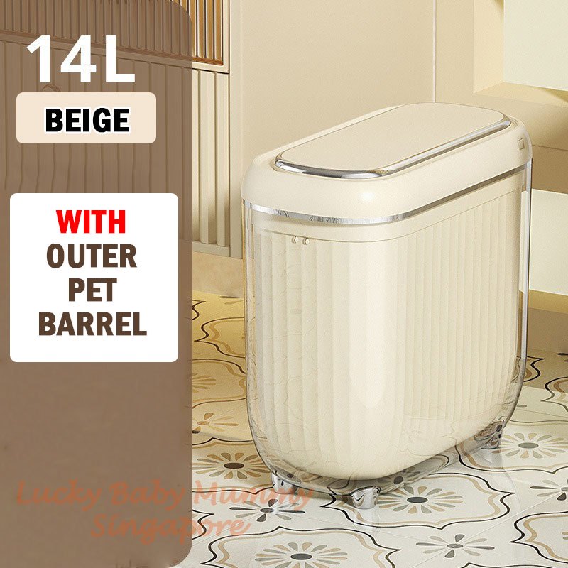 Slim Smart Sensor Dustbin with PET Barrel