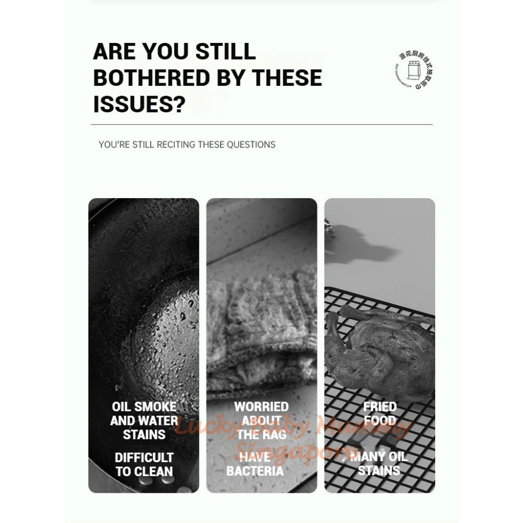 【4 Packs / Box】ManHua 2-Ply 200 Sheets Kitchen Towel Paper / Hanging Paper Towel / Wall-Mounted Napkin