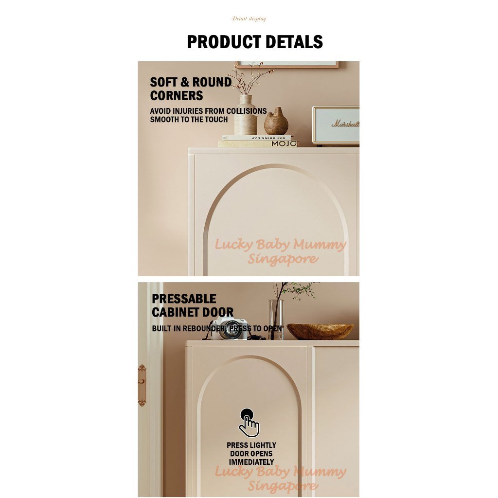 Minimalist Romantic Shoe Cabinet