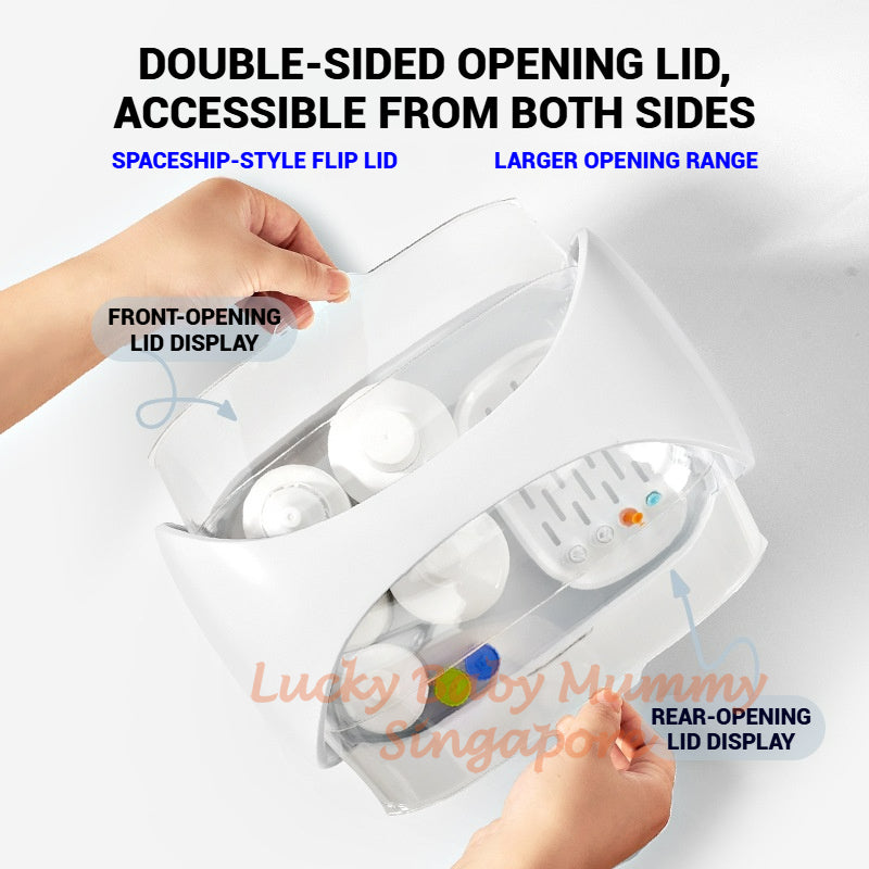 Orthokeratology Lens Storage Box/RGP Glasses & Hard Lenses Multilayer Storage Organizer