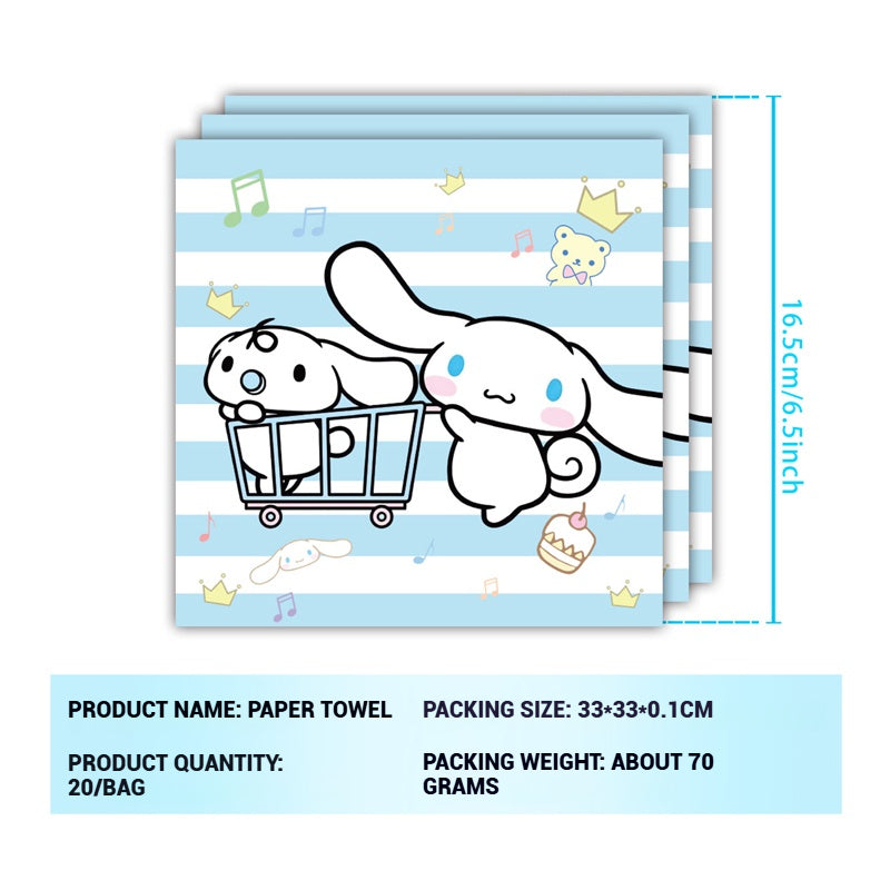 Cinnamoroll Party Supplies / Cinnamoroll Theme Party Decoration / Event Kit / Birthday Ornaments