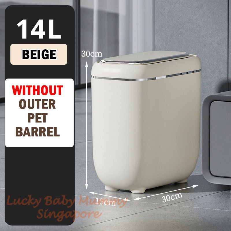 Slim Smart Sensor Dustbin with PET Barrel
