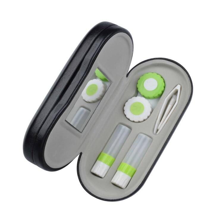 2 In 1 Spectacle Case / Double Layer Multi-Function Contact Lens Case / Dual Use Portable Case Holder