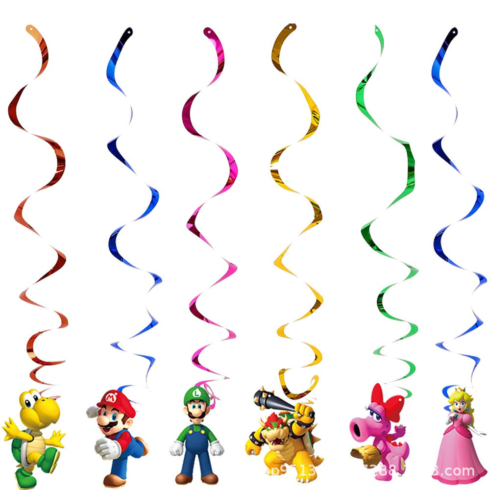 Super Mario Party Supplies / Super Mario Theme Party Decoration / Event Kit / Birthday Ornaments