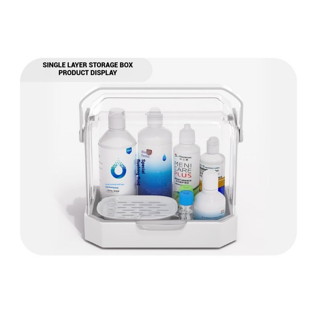 Orthokeratology Lens Storage Box/RGP Glasses & Hard Lenses Multilayer Storage Organizer