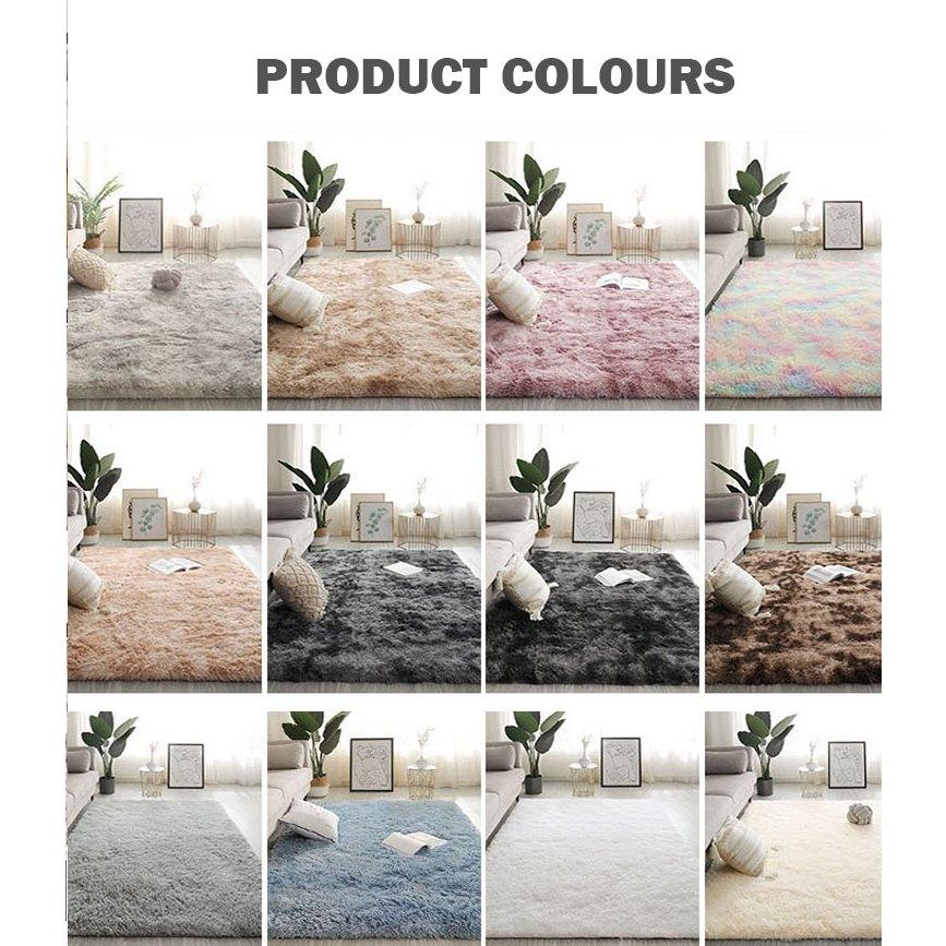 Nordic Tie Dyed Fluffy Carpet