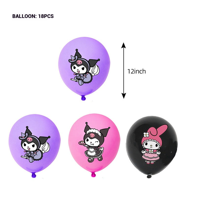 Kuromi Party Supplies / Kuromi Theme Party Decoration / Party And Event Kit / Birthday Ornaments