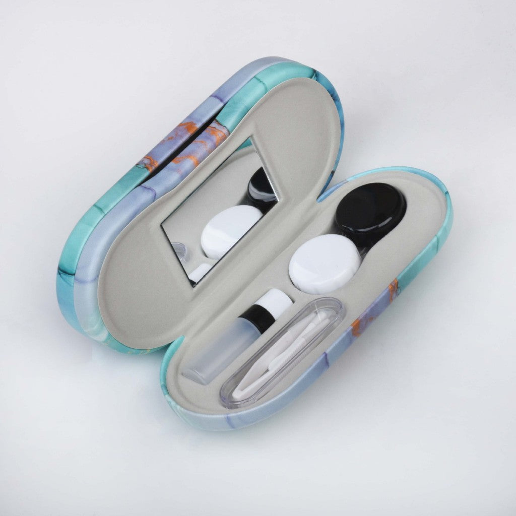 2 In 1 Spectacle Case / Double Layer Multi-Function Contact Lens Case / Dual Use Portable Case Holder