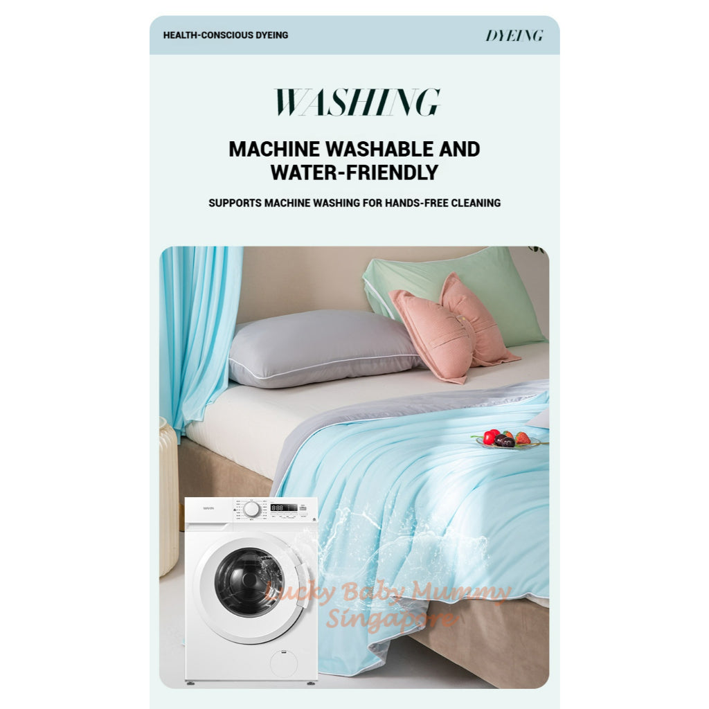 Class A Cooling Silk Summer Blanket/Washable Ice Silk Summer Quilt/Cotton Quilt Suitable For Summer