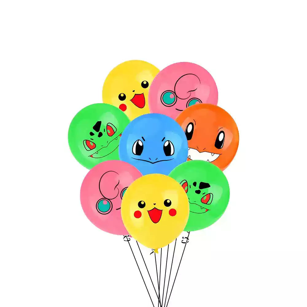 【Blue Series】Pokemon Party Supplies / Pokemon Theme Party Decoration / Event Kit / Birthday Ornament