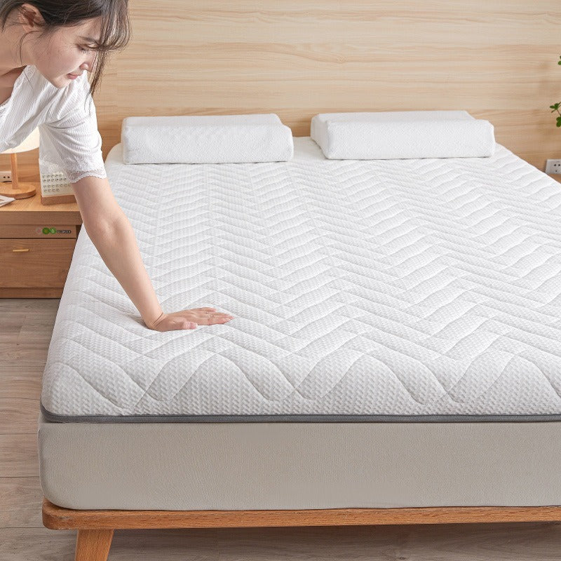 Elastic Band Knitted Latex Mattress Topper