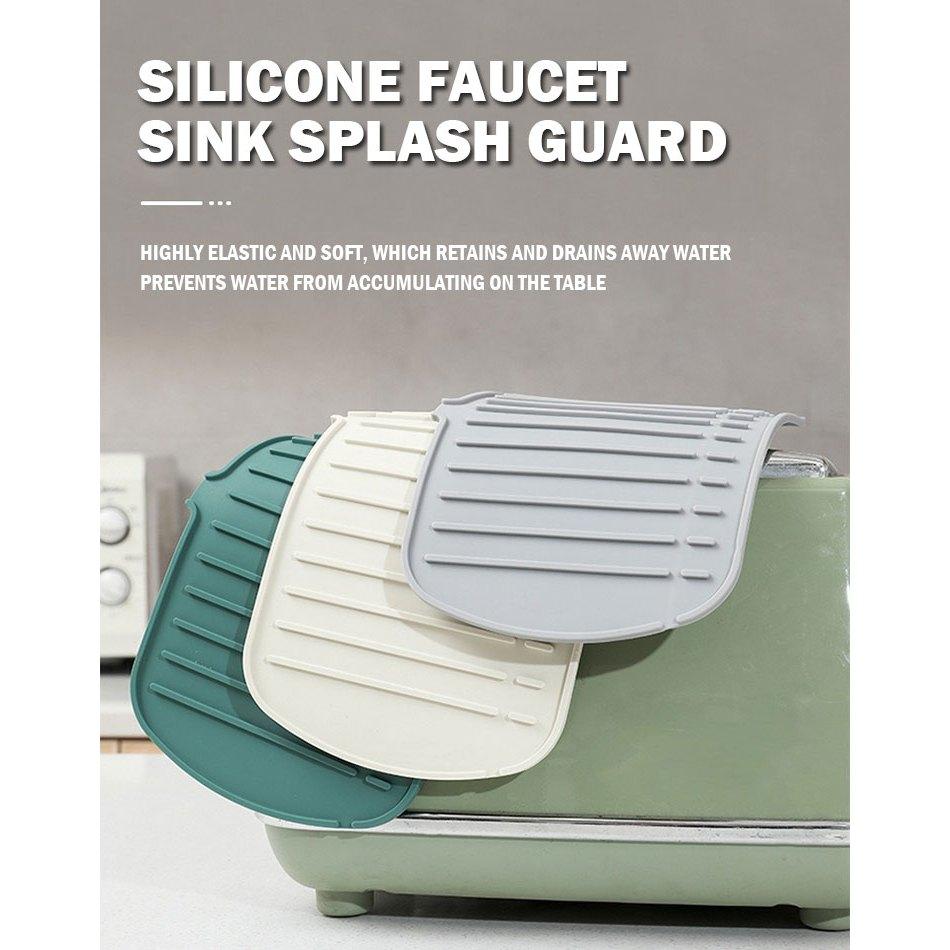 Silicone Sink Splash Guard and Faucet Mat