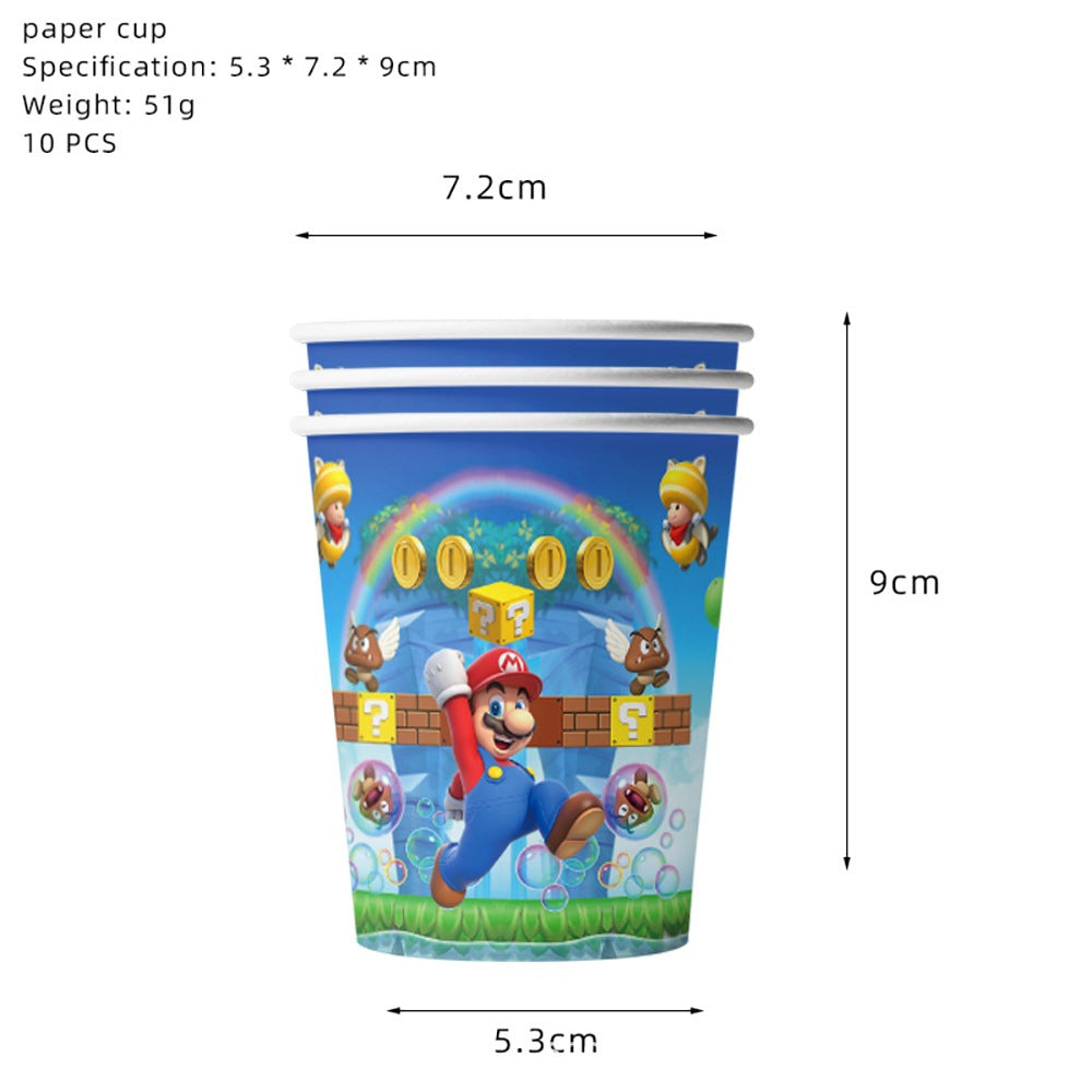 Super Mario Party Supplies / Super Mario Theme Party Decoration / Event Kit / Birthday Ornaments