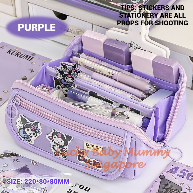 Prism Pencil Case/ 9 Layer Stationery Box/ Large Capacity Cartoon Pencil Case/ Stationery Organizer