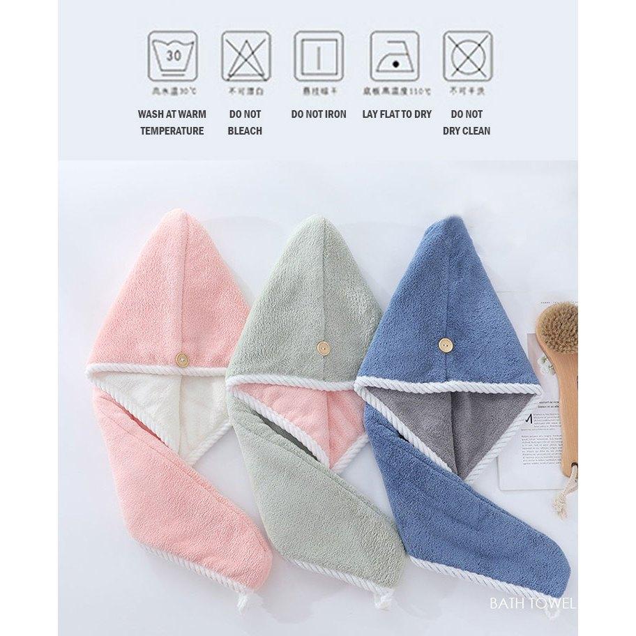 Hair Drying Towel Cap