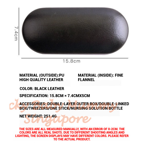 2 In 1 Spectacle Case / Double Layer Multi-Function Contact Lens Case / Dual Use Portable Case Holder